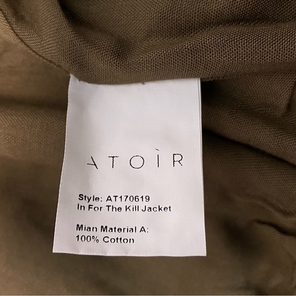 Atoir In For the Kill Jacket Camo Print - NWT - Picture 13 of 14